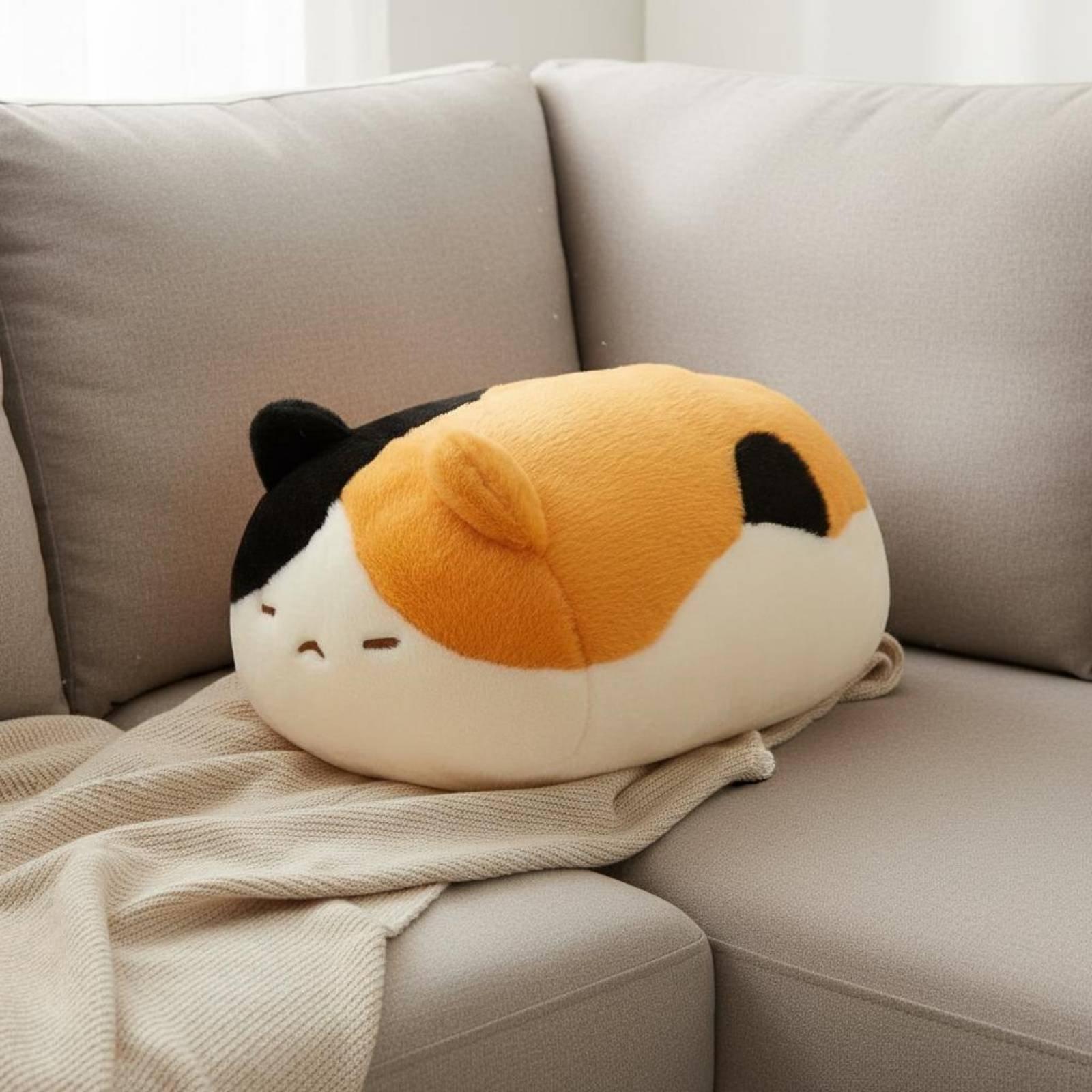 Cat Toys - Bantal berbentuk roti dari bahan plushie