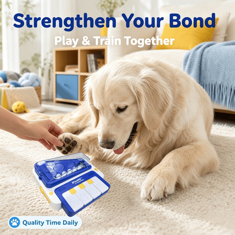 Mainan Piano Interaktif untuk  - Dog Puzzle Feeder Toy ulasan dan harga