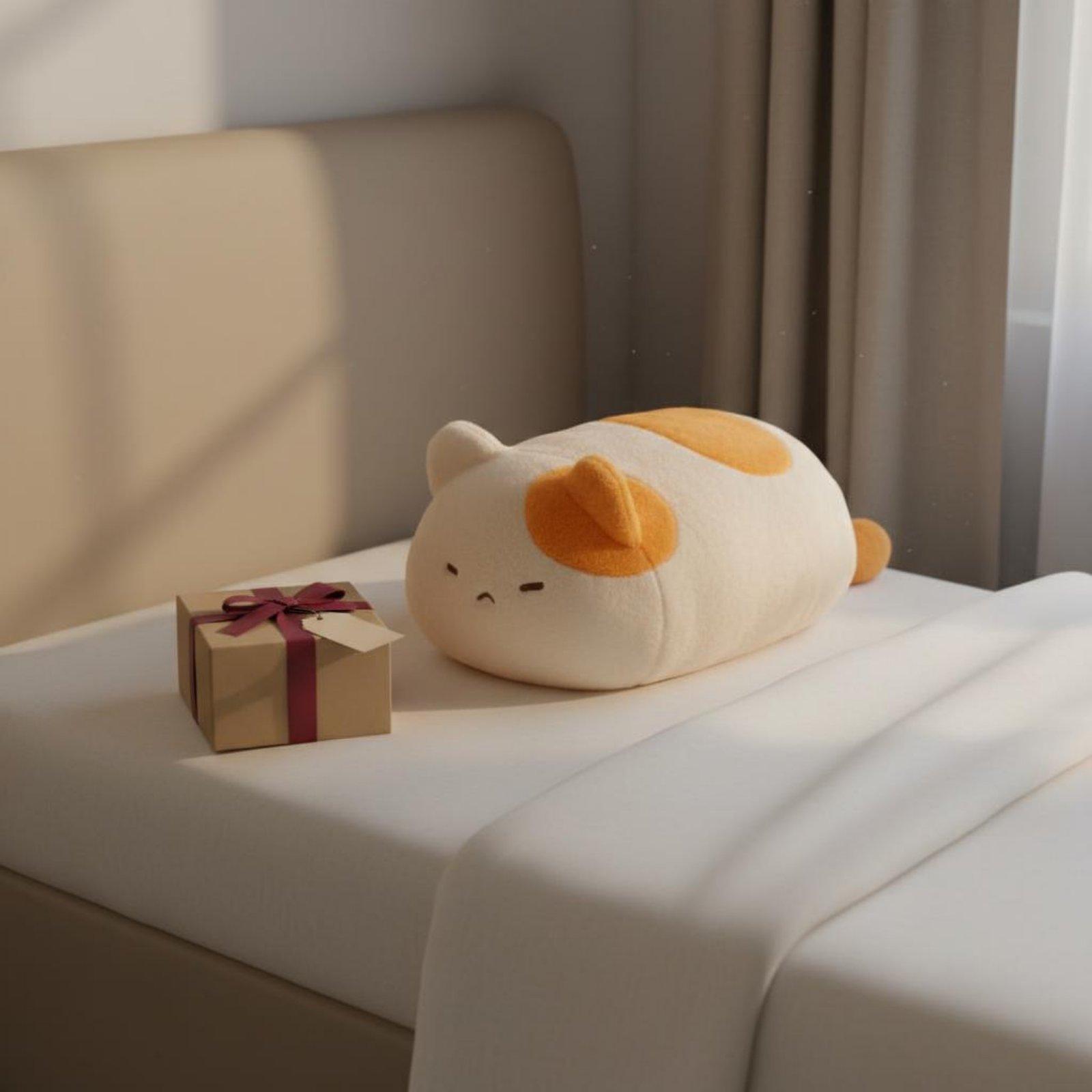 Bantal berbentuk roti dari bah - Cat Toys ulasan dan harga